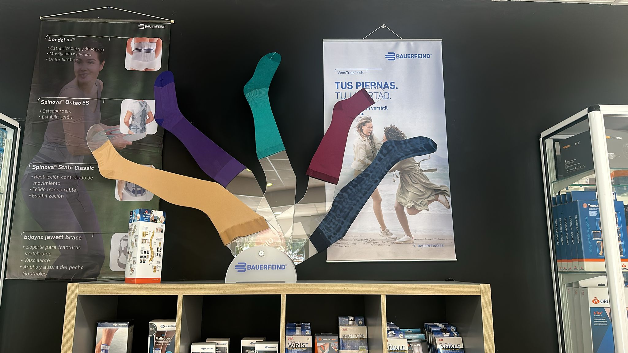 Compresión y Calzado foto calcetines